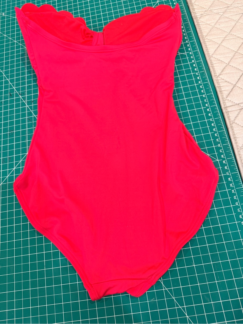 Kate Spade Pink Strapless Swimsuit S + Cremieux Floral Wrap Skirt Set - Picture 6 of 9